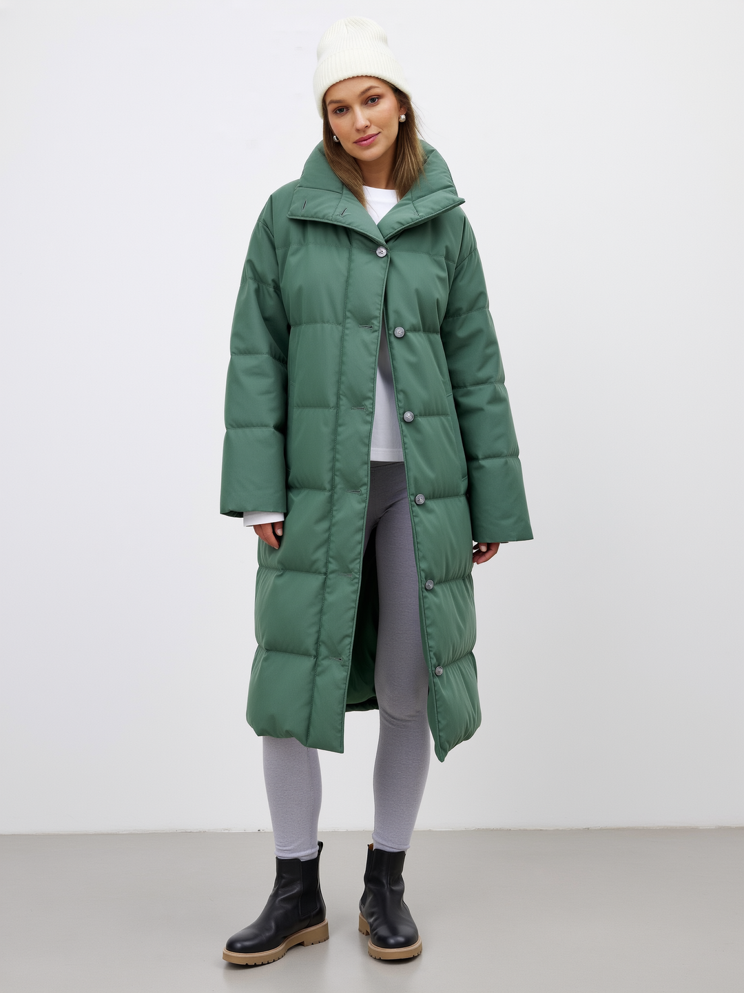 Women's Long Parka Puffer Jacket for Winter